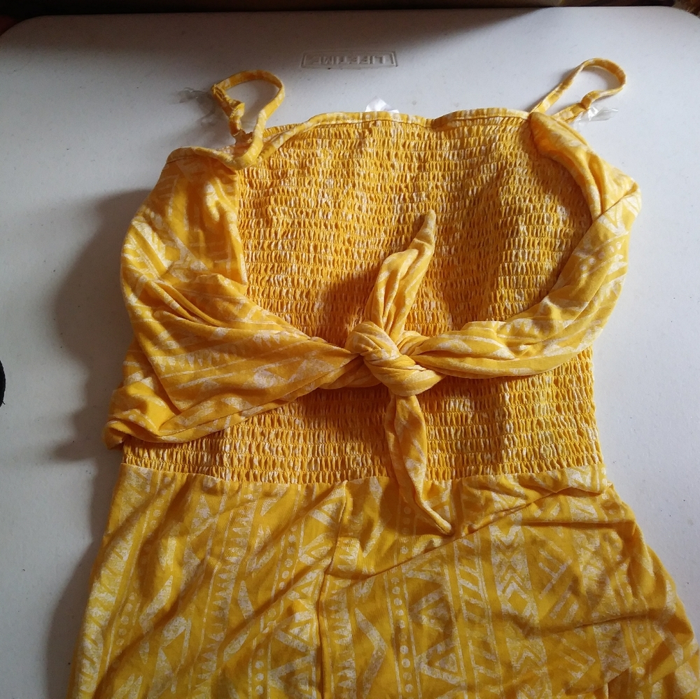 Yellow and flower body suits
